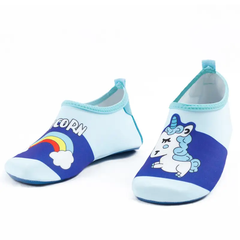 Pink Cartoon Baby Floor Socks for Swimming Indoor