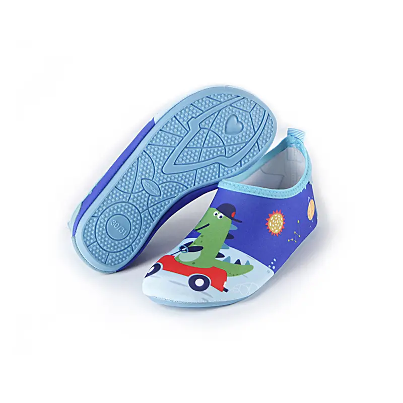 Pink Cartoon Baby Floor Socks for Swimming Indoor