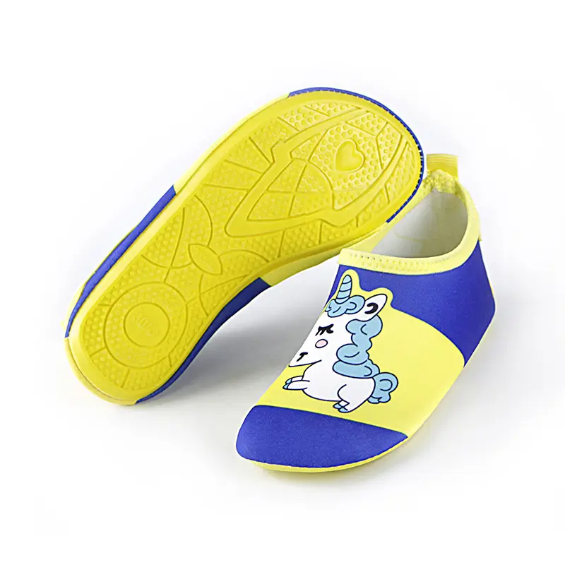 Pink Cartoon Baby Floor Socks for Swimming Indoor