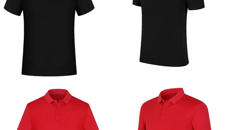 Men Navy Polo Shirt Short Sleeve Embroidered Cultural Advertising — feature 17