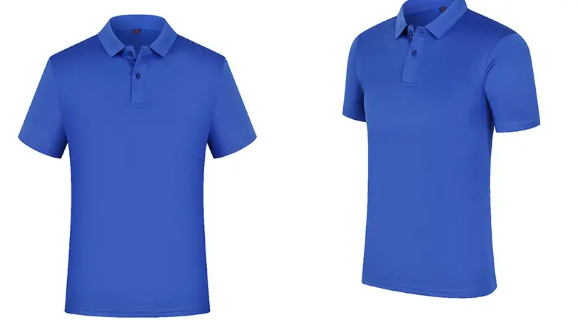 Men Navy Polo Shirt Short Sleeve Embroidered Cultural Advertising — feature 26