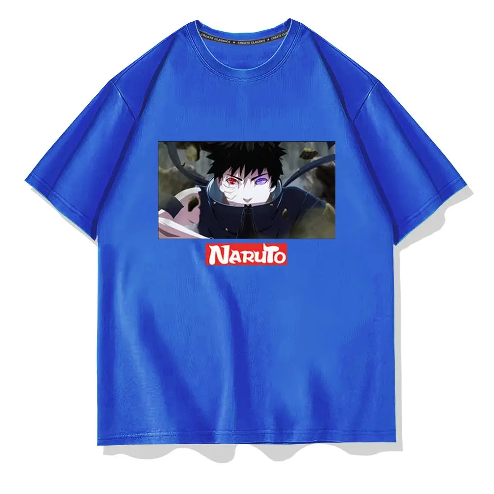 Naruto Men White Graphic T-Shirt Large