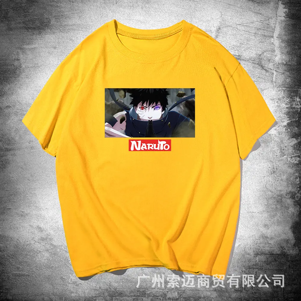 Naruto Men White Graphic T-Shirt Large