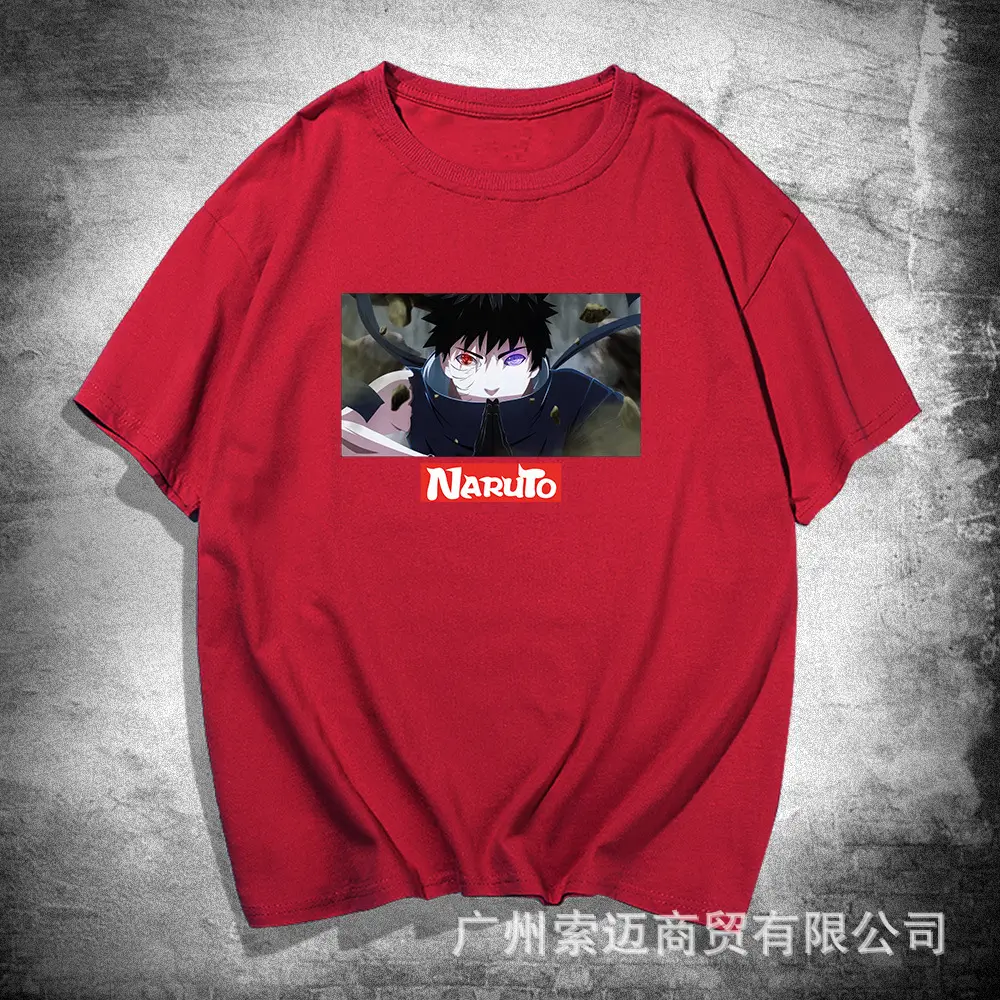 Naruto Men White Graphic T-Shirt Large