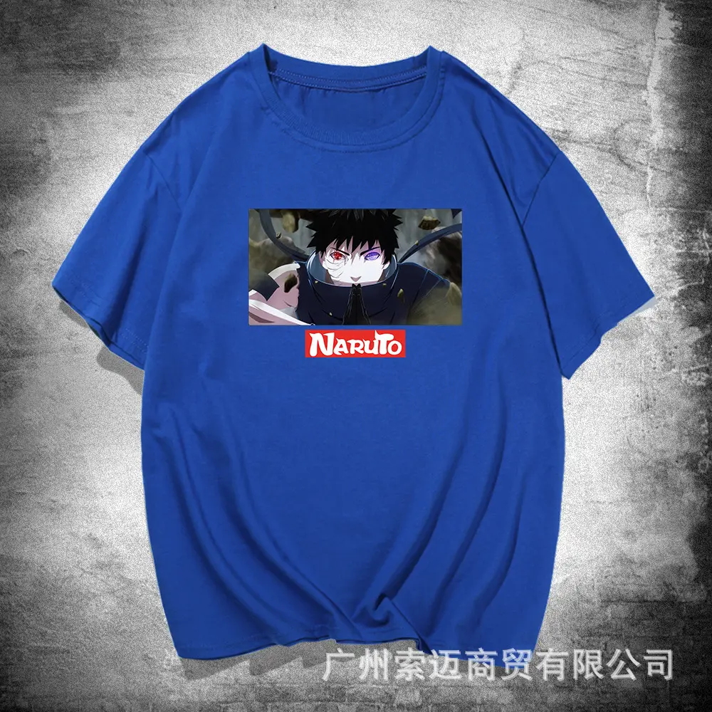 Naruto Men White Graphic T-Shirt Large