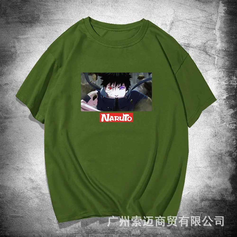Naruto Men White Graphic T-Shirt Large
