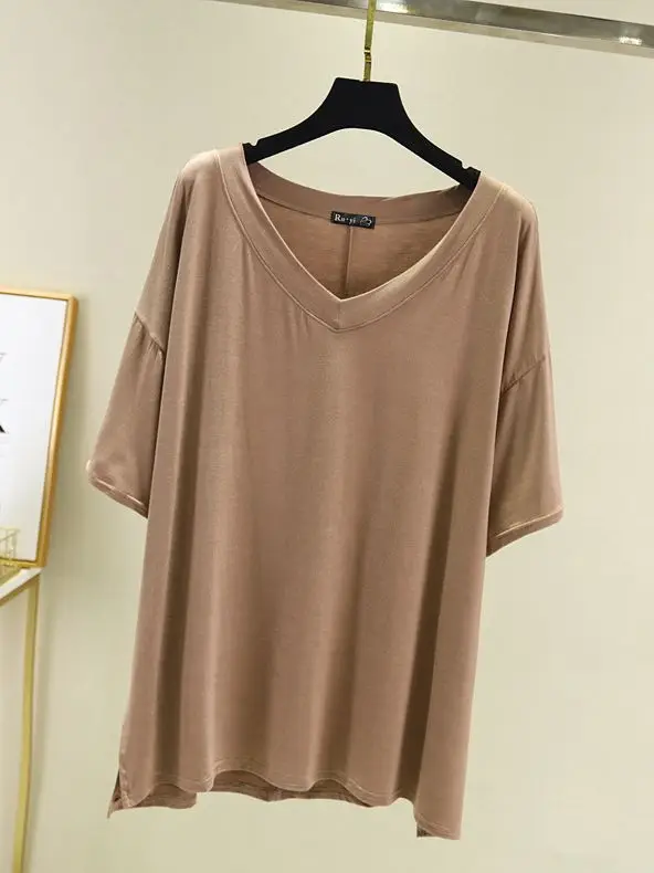 Women's Loose Fit Teal T-Shirt Mid Sleeve Summer - Image 9