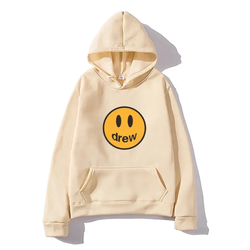 Men Navy Blue Smile Face Hoodie Sweatshirt - Image 17