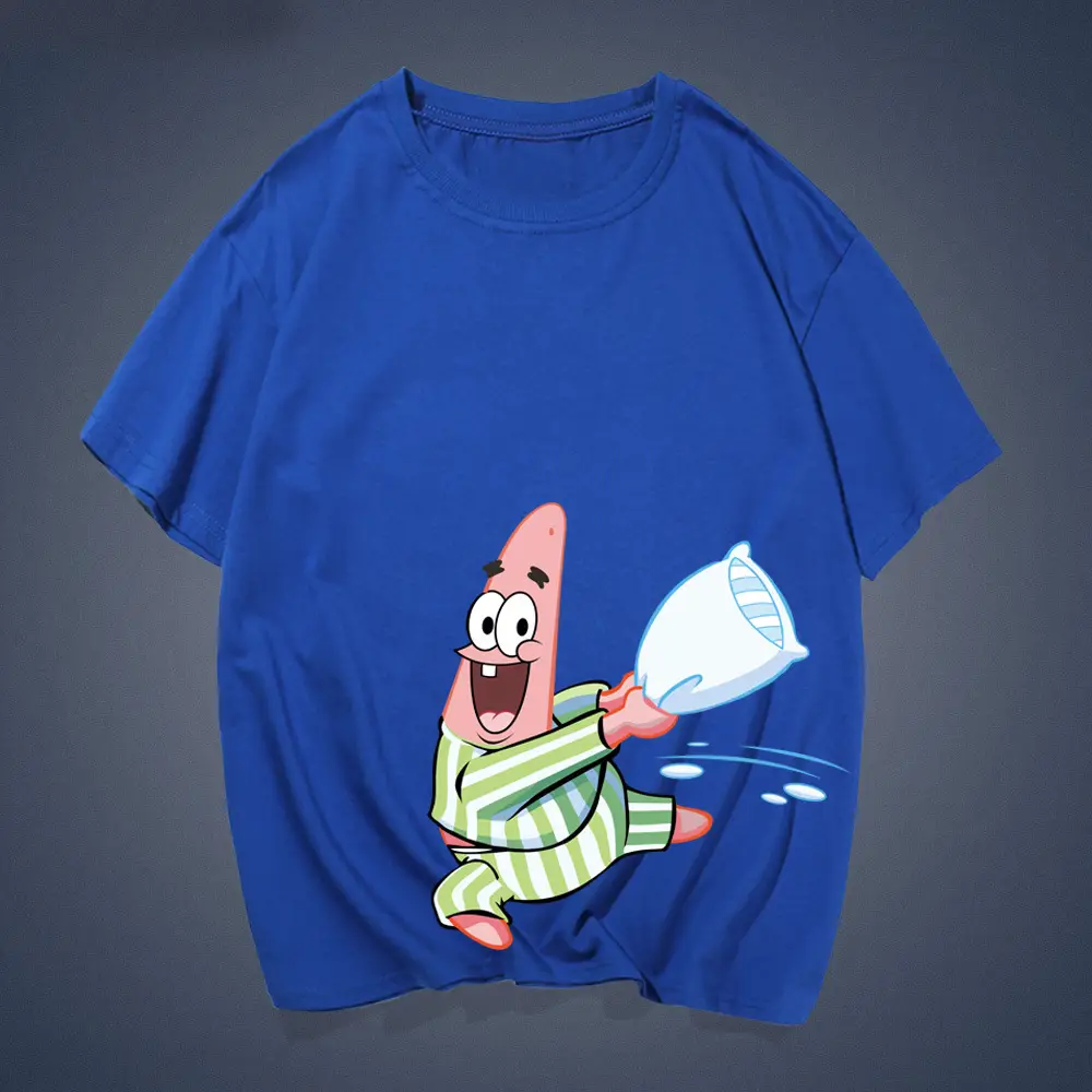 Red Cartoon Baby T-Shirt for Men Women Summer Cotton Loose Fit - Image 13
