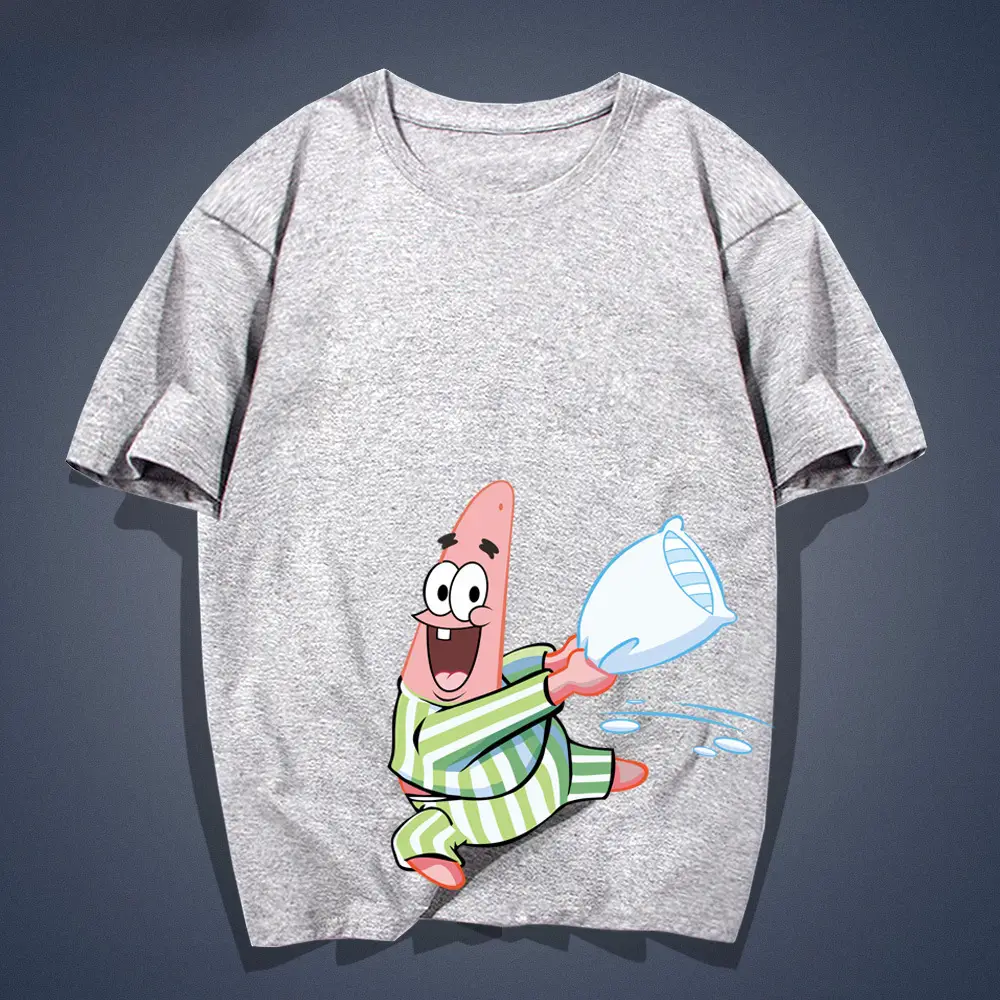 Red Cartoon Baby T-Shirt for Men Women Summer Cotton Loose Fit - Image 15