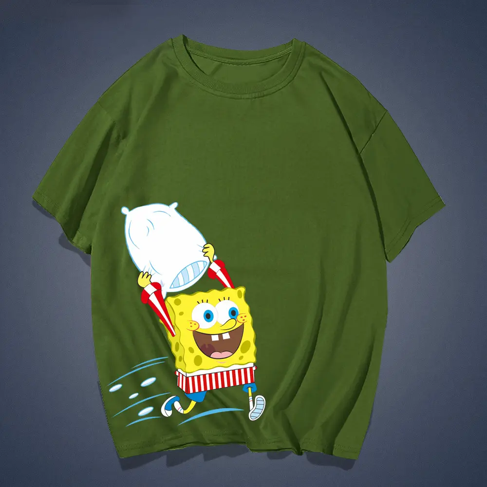 Red Cartoon Baby T-Shirt for Men Women Summer Cotton Loose Fit - Image 6