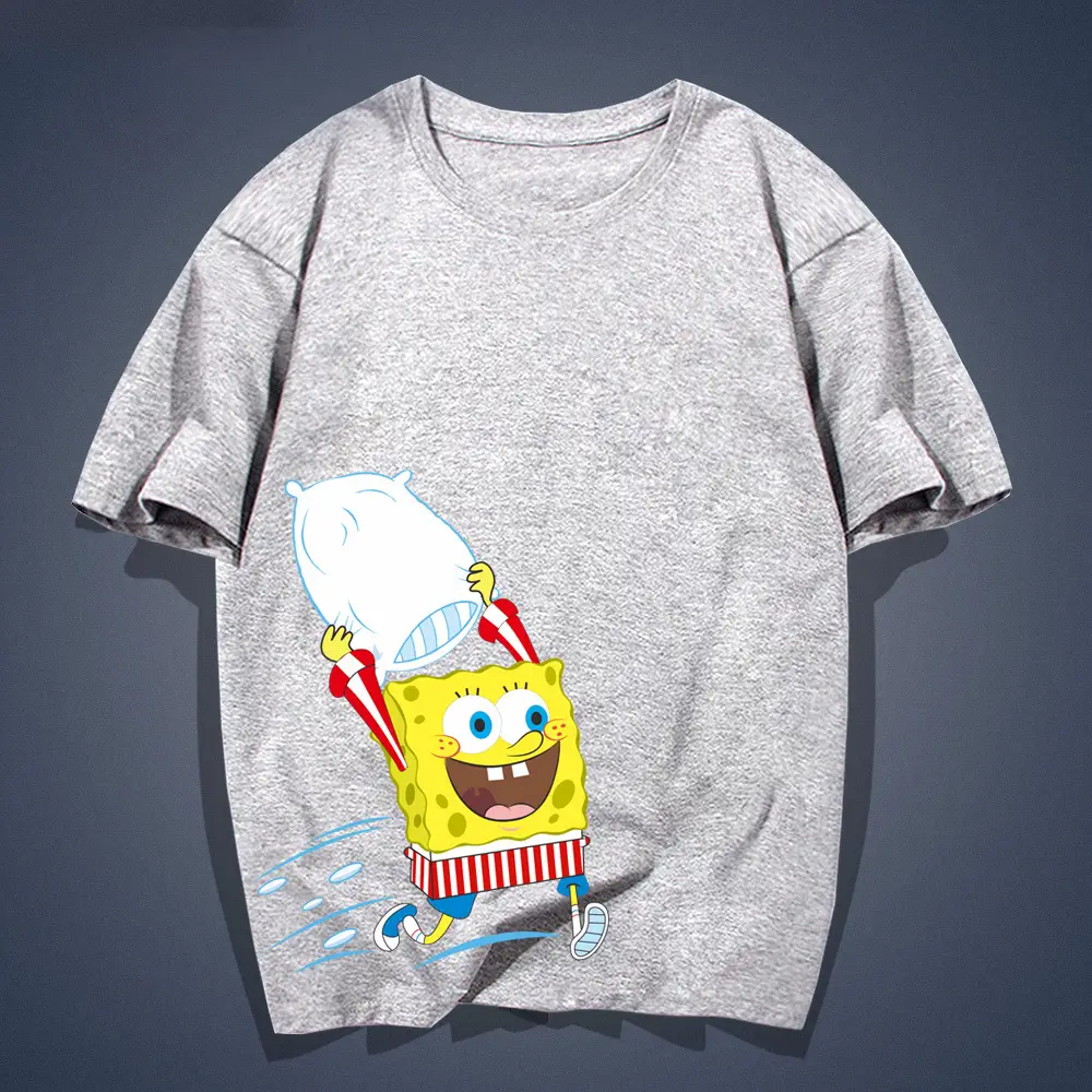 Red Cartoon Baby T-Shirt for Men Women Summer Cotton Loose Fit - Image 7