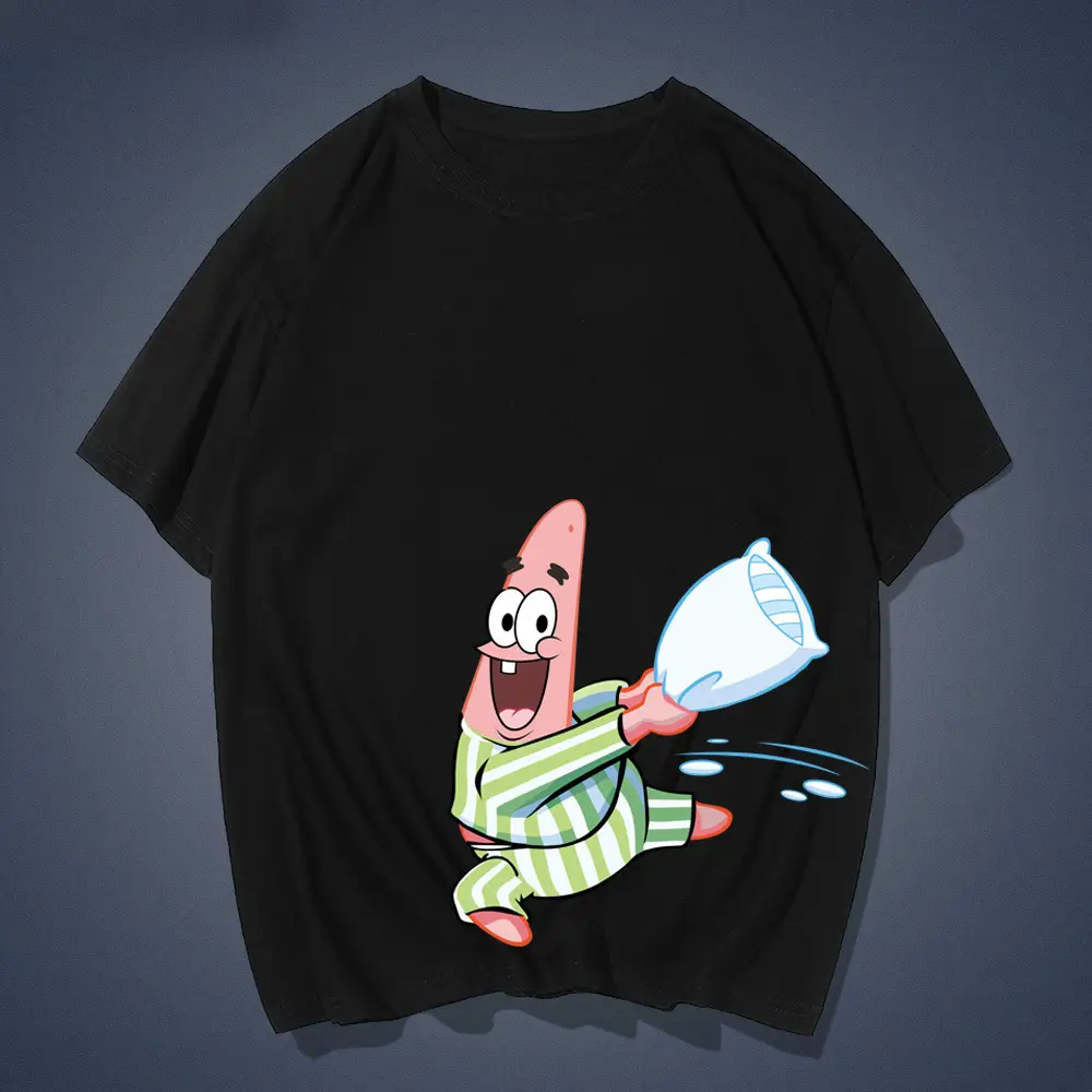 Red Cartoon Baby T-Shirt for Men Women Summer Cotton Loose Fit - Image 9