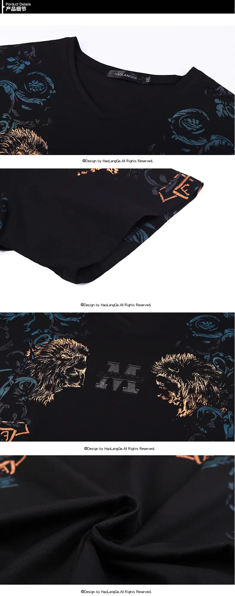 Fatty Men Printed Black T-Shirt Extra Large — feature 14
