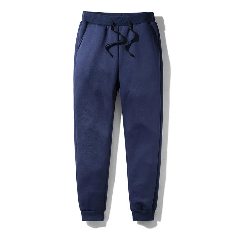 Men's Fleece Lined Sweatpants Winter Thickened Ankle Length - Image 21