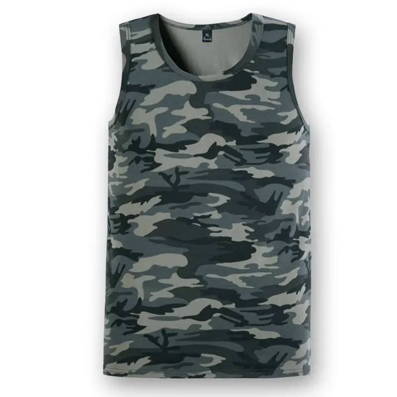 Men Camo Cotton T-Shirt Round Neck China