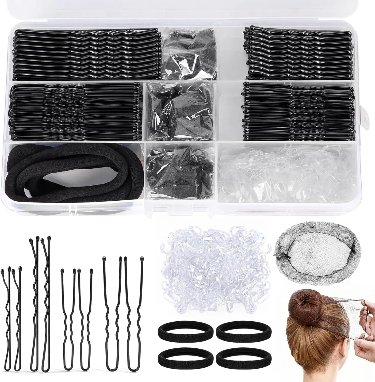 Hair Clip Set 214g 17x10x2.2cm Boxed - Image 29