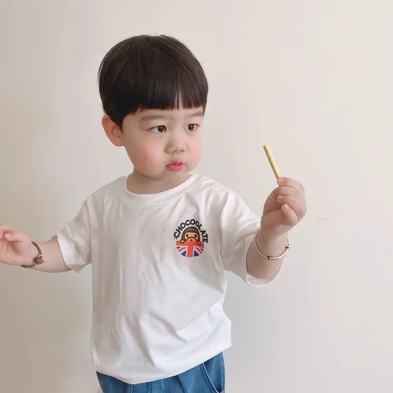 Kids Cotton T-Shirt Boys Summer Wear - Image 3