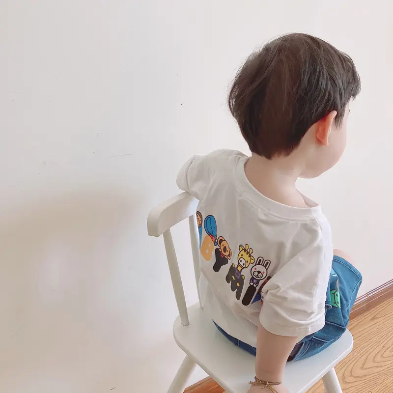Kids Cotton T-Shirt Boys Summer Wear - Image 5