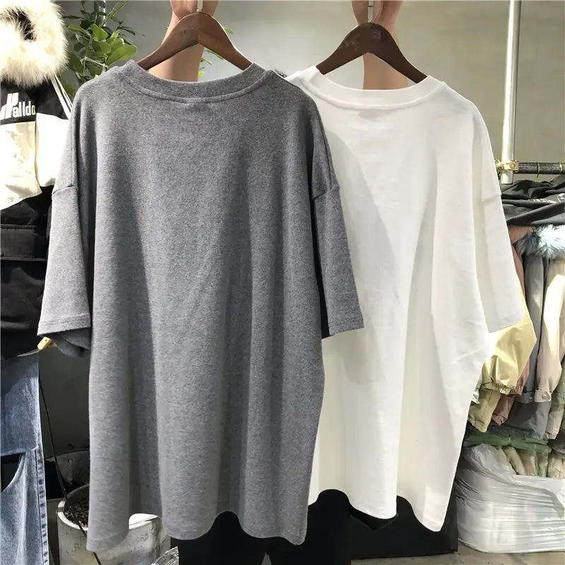 Women Grey Michael B. Scott T-Shirt 2025 New Summer Korean Style - Image 4