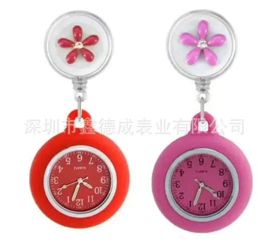 Nurse Pocket Watch Retractable Pull Buckle Source Watch Factory In-Stock Wholesale Hospital Work Badge Gift Watch Dial — feature 12