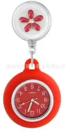 Nurse Pocket Watch Retractable Pull Buckle Source Watch Factory In-Stock Wholesale Hospital Work Badge Gift Watch Dial