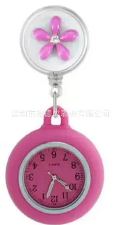 Nurse Pocket Watch Retractable Pull Buckle Source Watch Factory In-Stock Wholesale Hospital Work Badge Gift Watch Dial