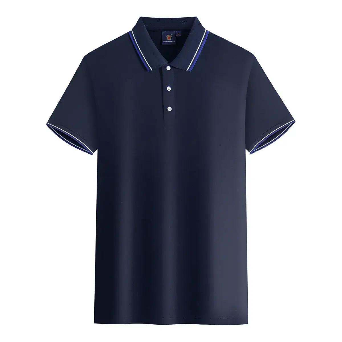 Tiffany Polo Shirt with Red Trim Short Sleeve - Image 12