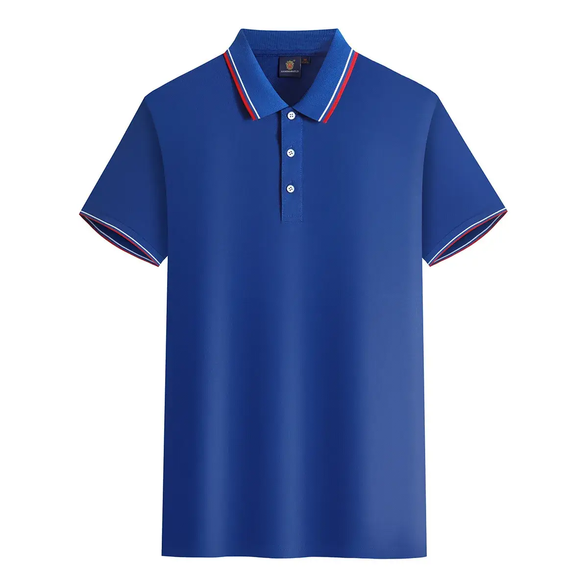 Tiffany Polo Shirt with Red Trim Short Sleeve - Image 9