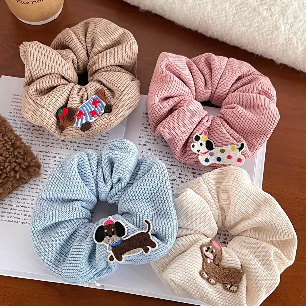 Cute Puppy Hair Ring Niche Design Feeling Temperament Korean Style Headwear — feature 10