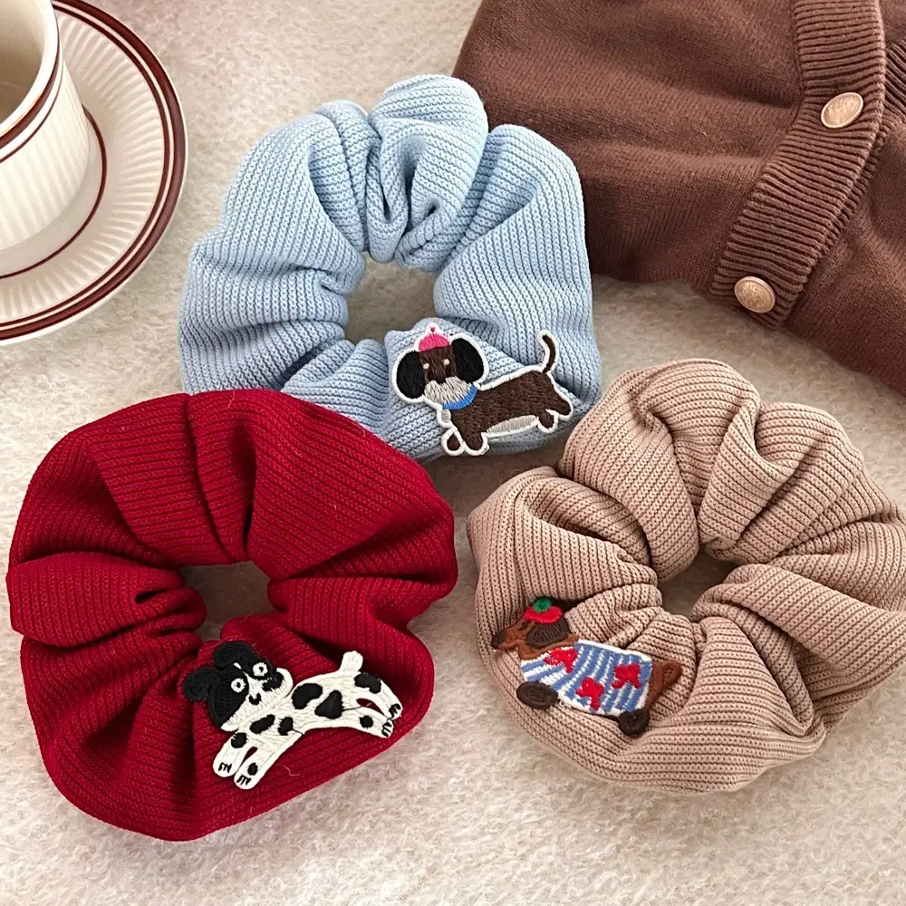 Cute Puppy Hair Ring Niche Design Feeling Temperament Korean Style Headwear — feature 11