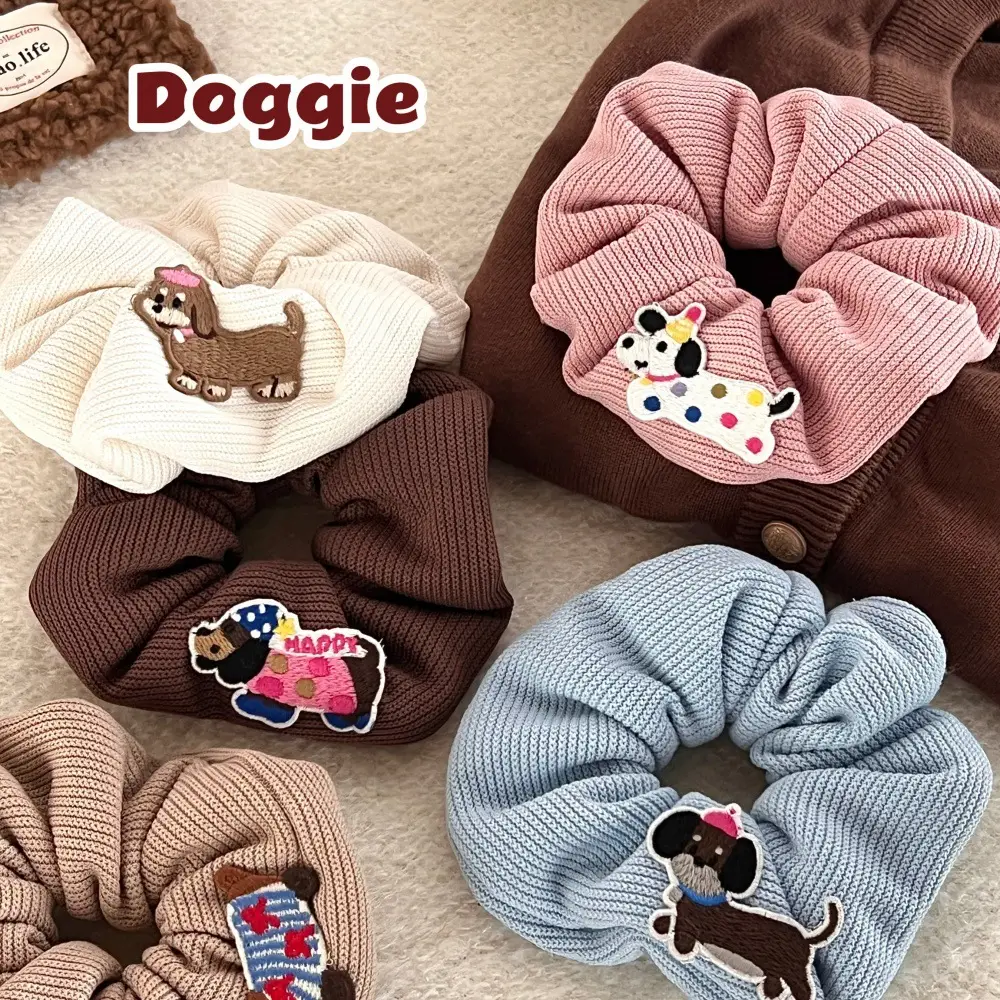 Cute Puppy Hair Ring Niche Design Feeling Temperament Korean Style Headwear — feature 4
