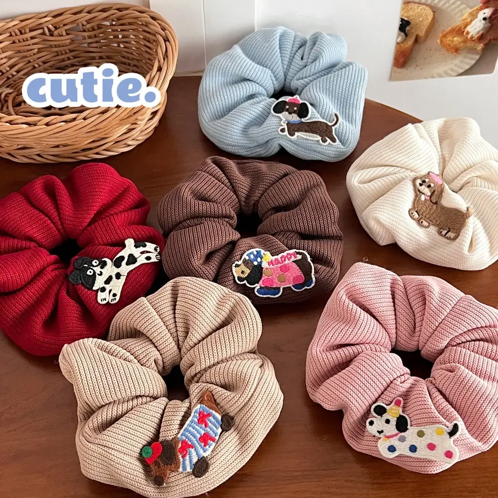 Cute Puppy Hair Ring Niche Design Feeling Temperament Korean Style Headwear — feature 6