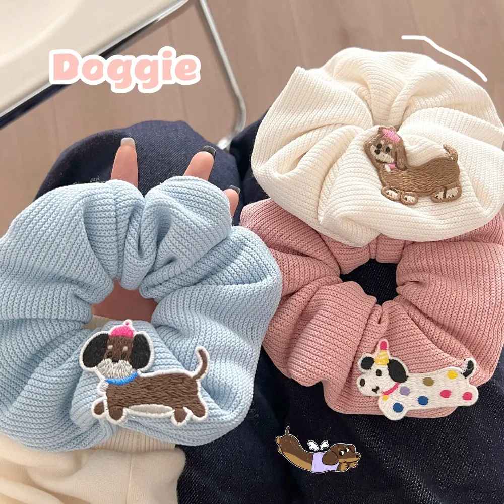 Cute Puppy Hair Ring Niche Design Feeling Temperament Korean Style Headwear — feature 8