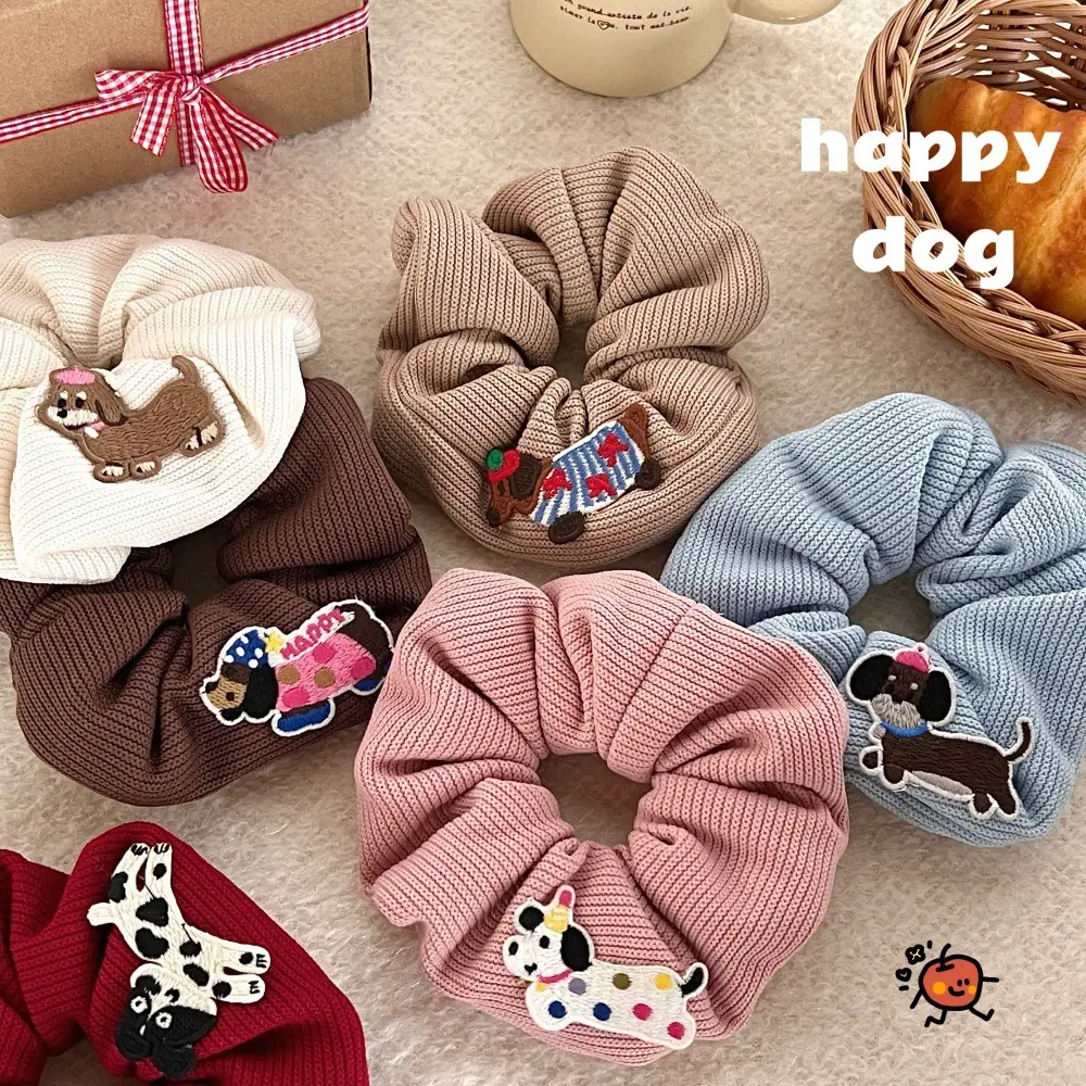 Cute Puppy Hair Ring Niche Design Feeling Temperament Korean Style Headwear — feature 9