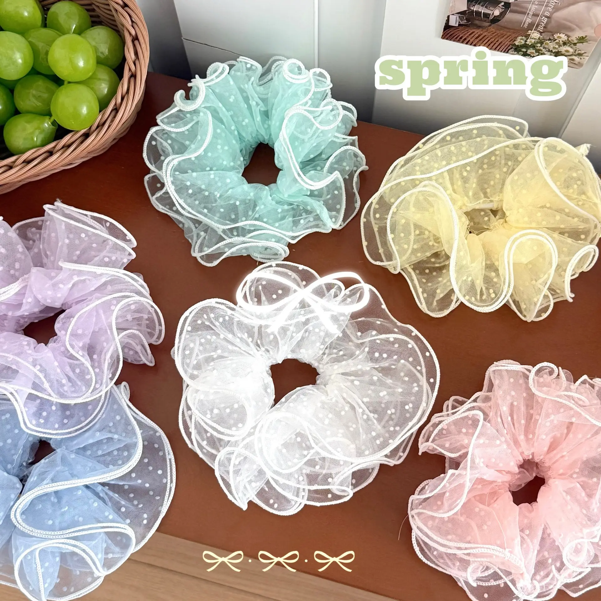 Cute Puppy Hair Ring Niche Design Feeling Temperament Korean Style Headwear - Image 3