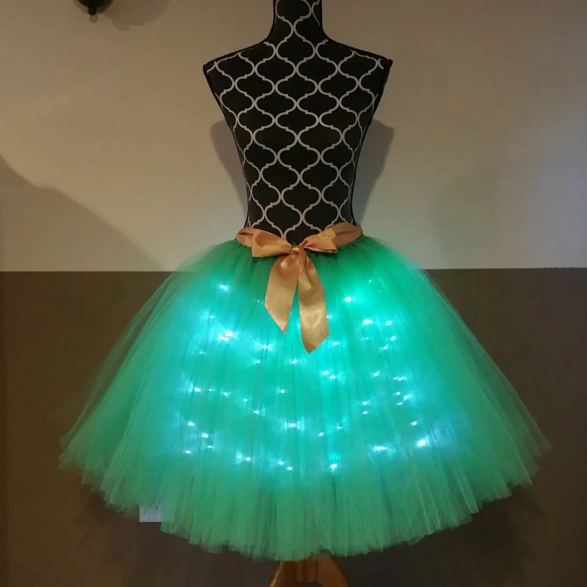 LED Red Light Skirt for Girls Party Dress - Image 9