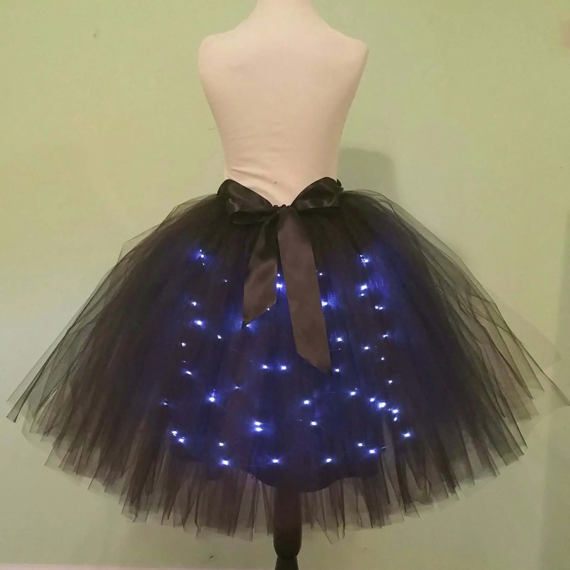 LED Red Light Skirt for Girls Party Dress - Image 4
