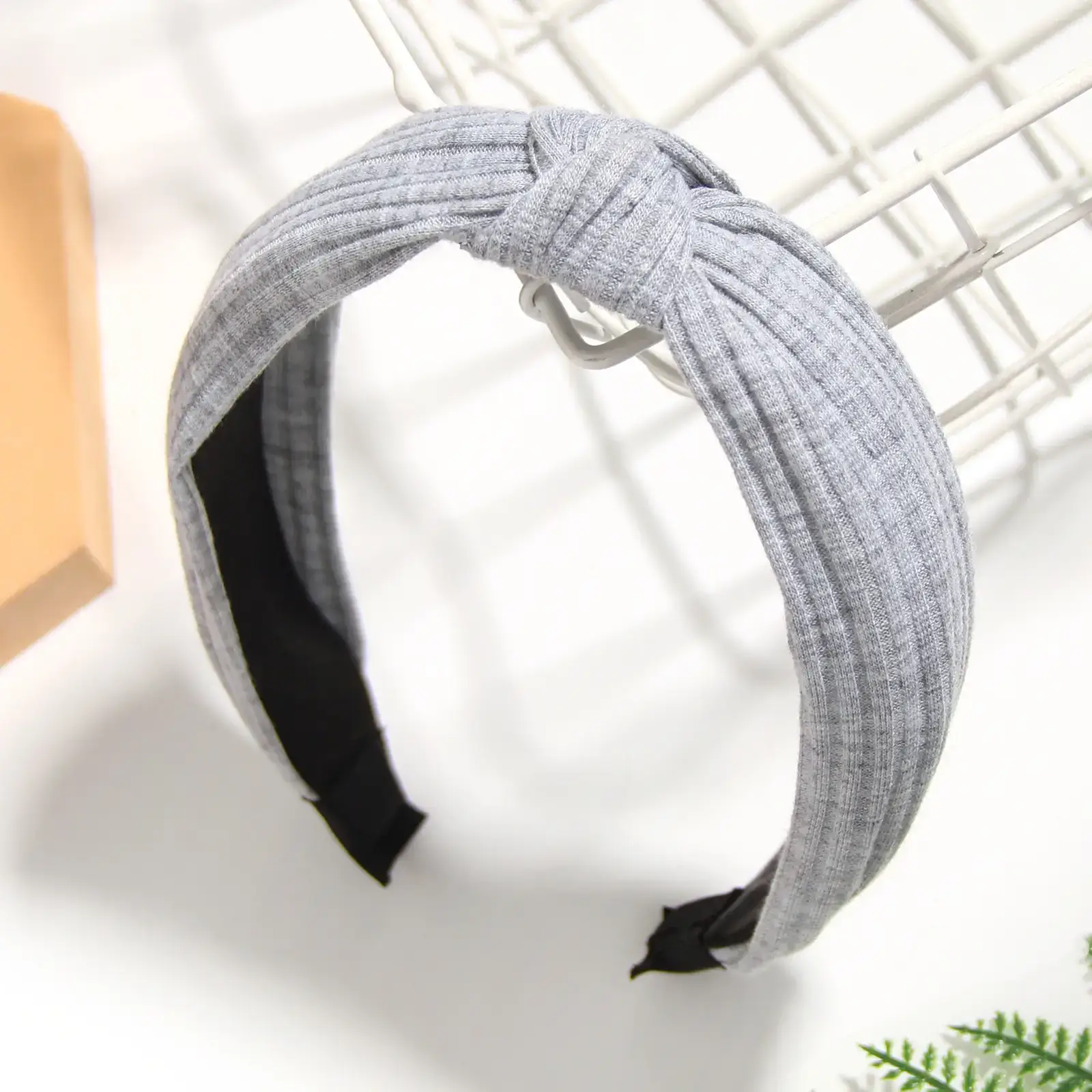 Korean Style Yellow Knitted Headband for Women - Image 6