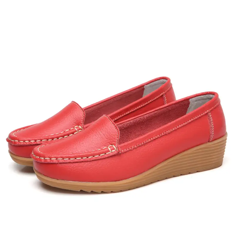 2020 Autumn New Mom's Shoes Middle-Aged and Elderly Wedge Women's Shoes Casual Fashion Wedge Women's Shoes - Image 14