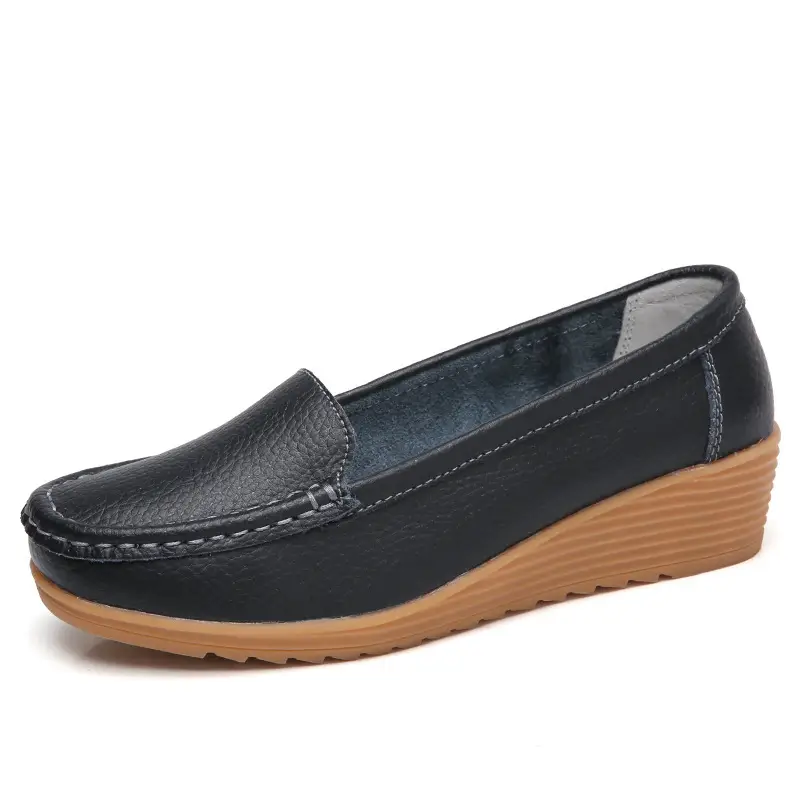 2020 Autumn New Mom's Shoes Middle-Aged and Elderly Wedge Women's Shoes Casual Fashion Wedge Women's Shoes - Image 3