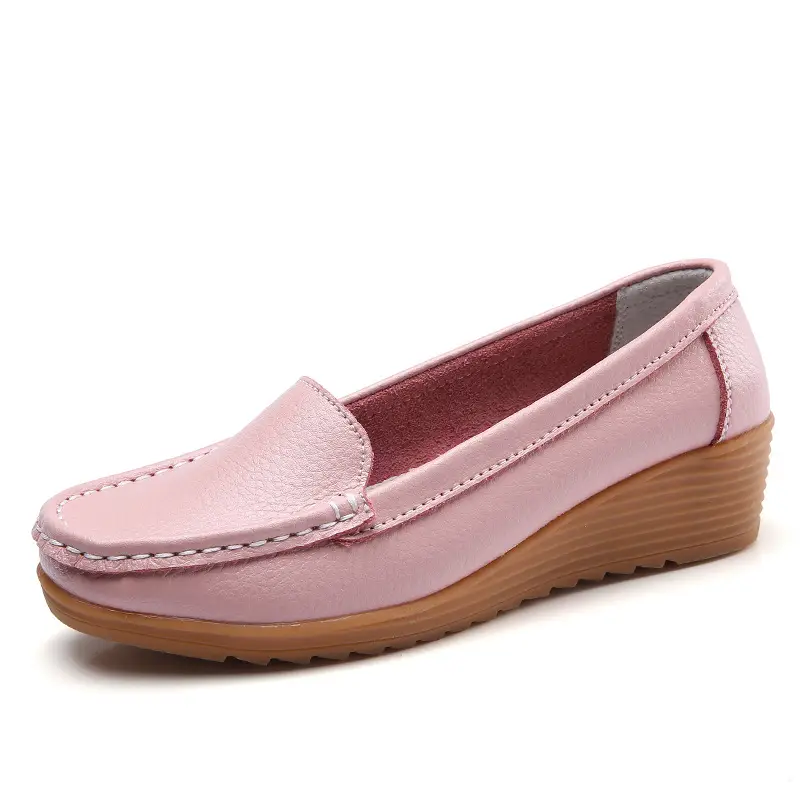 2020 Autumn New Mom's Shoes Middle-Aged and Elderly Wedge Women's Shoes Casual Fashion Wedge Women's Shoes - Image 5