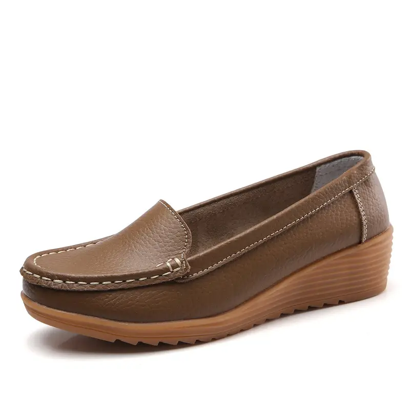 2020 Autumn New Mom's Shoes Middle-Aged and Elderly Wedge Women's Shoes Casual Fashion Wedge Women's Shoes - Image 9