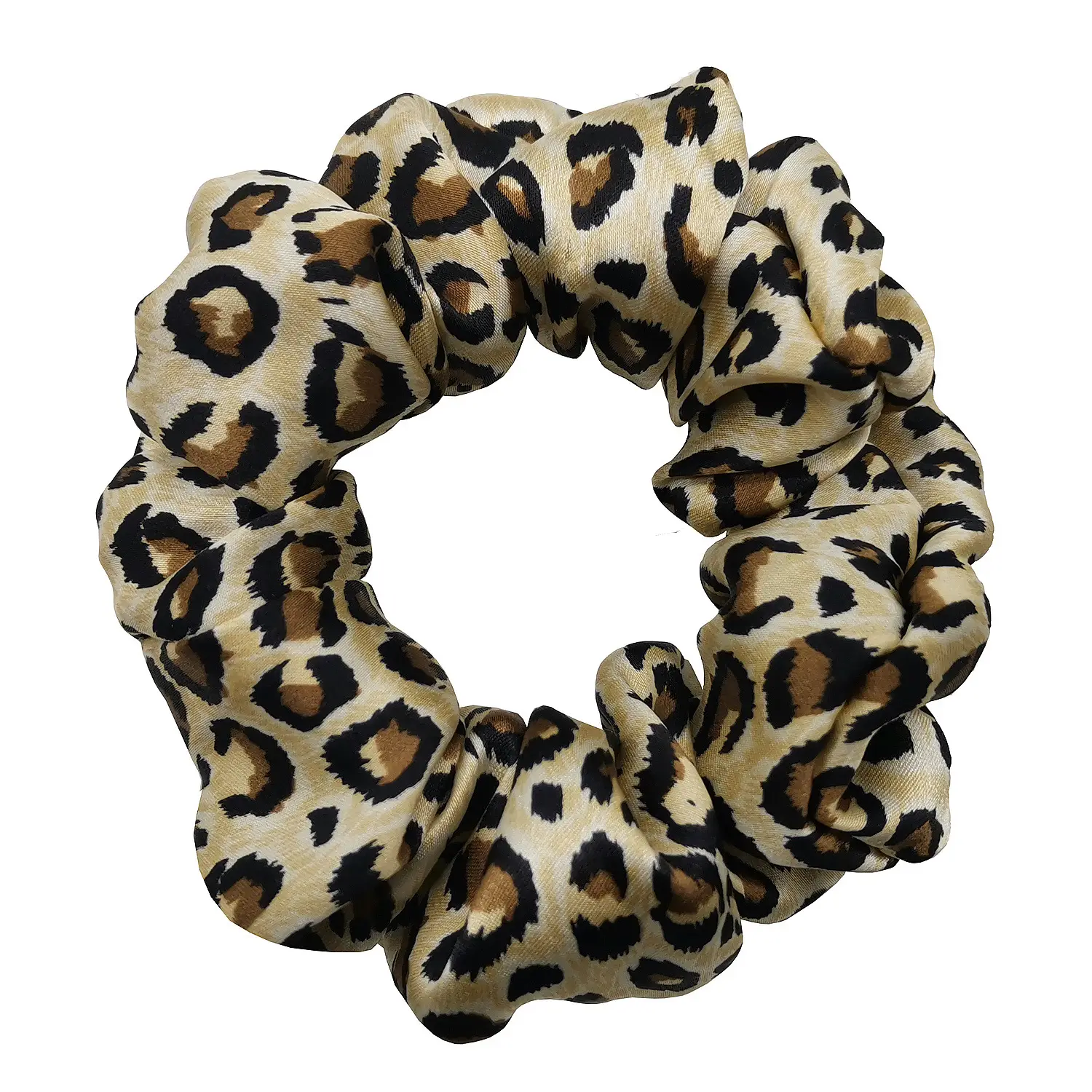Silk Hair Ring 3.5cm Wide Color Silk Intestinal Ring Mulberry Silk Satin French Vintage Hair Rope Hair Band - Image 28