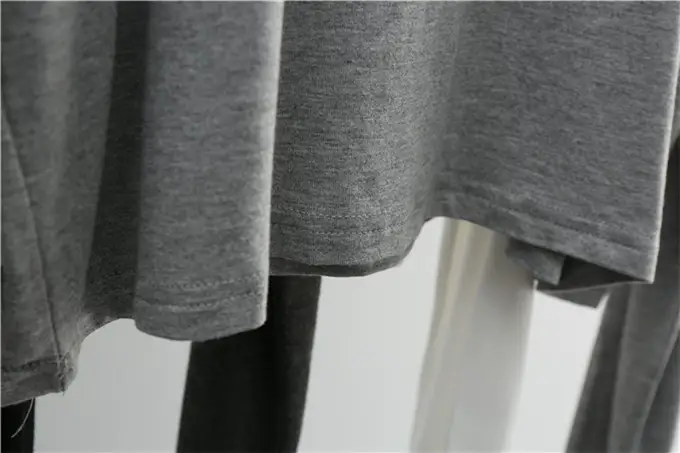 Women Grey Long Sleeve T-Shirt Loose Fit — feature 7