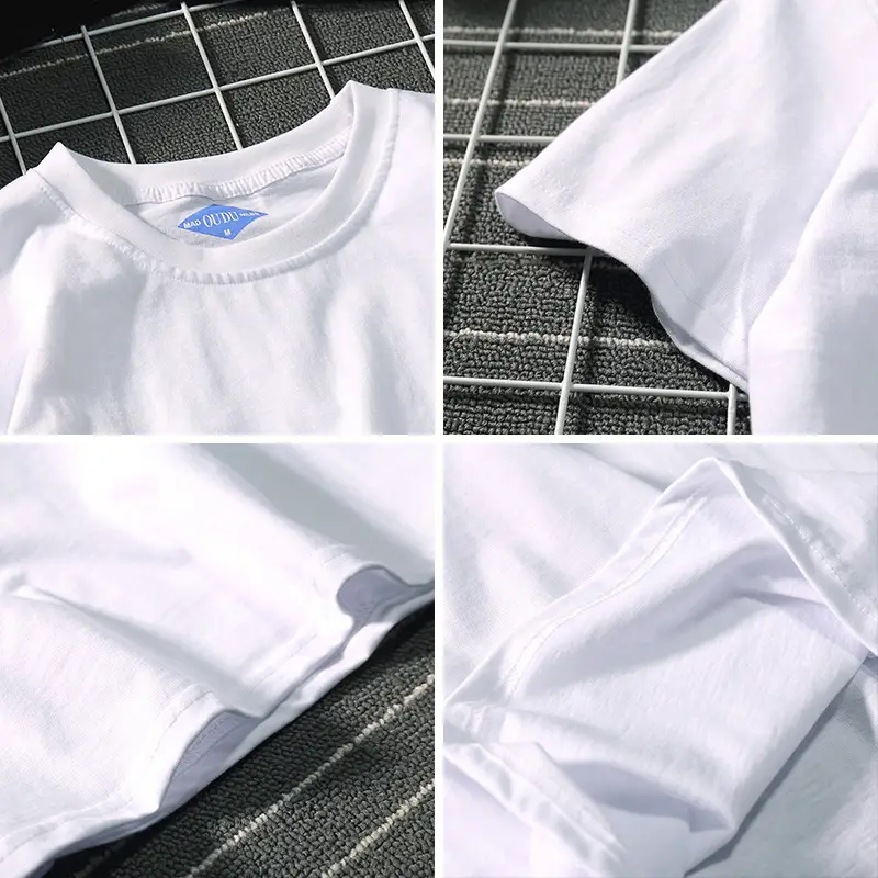 Japanese Men Grey T-Shirt Summer Casual Wear - Image 3