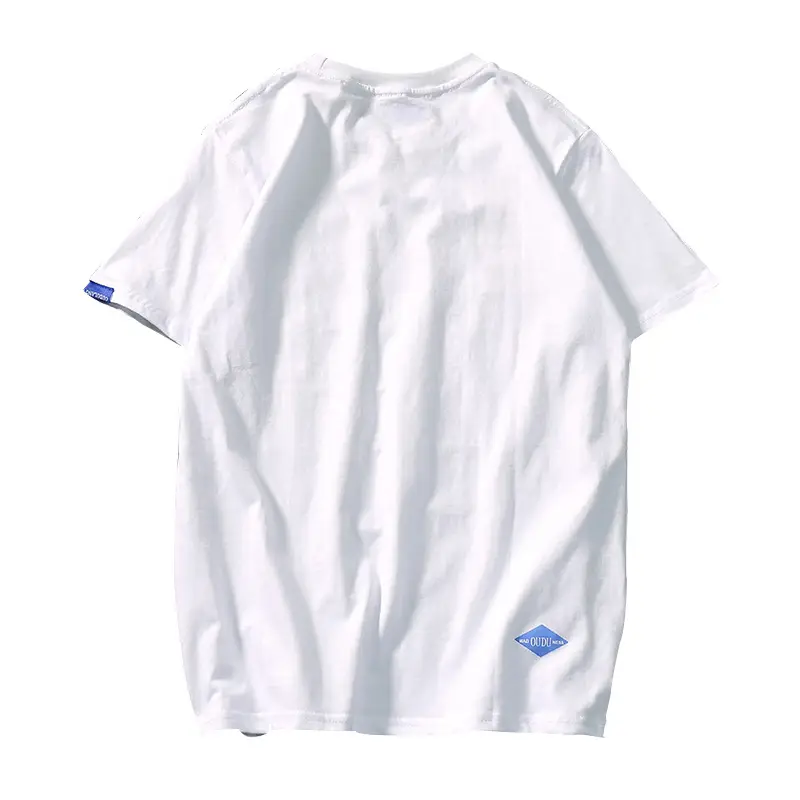 Japanese Men Grey T-Shirt Summer Casual Wear - Image 4