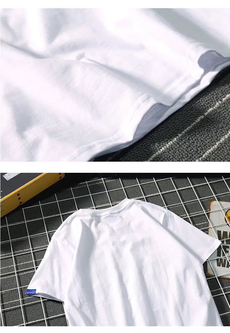 Japanese Men Grey T-Shirt Summer Casual Wear — feature 6