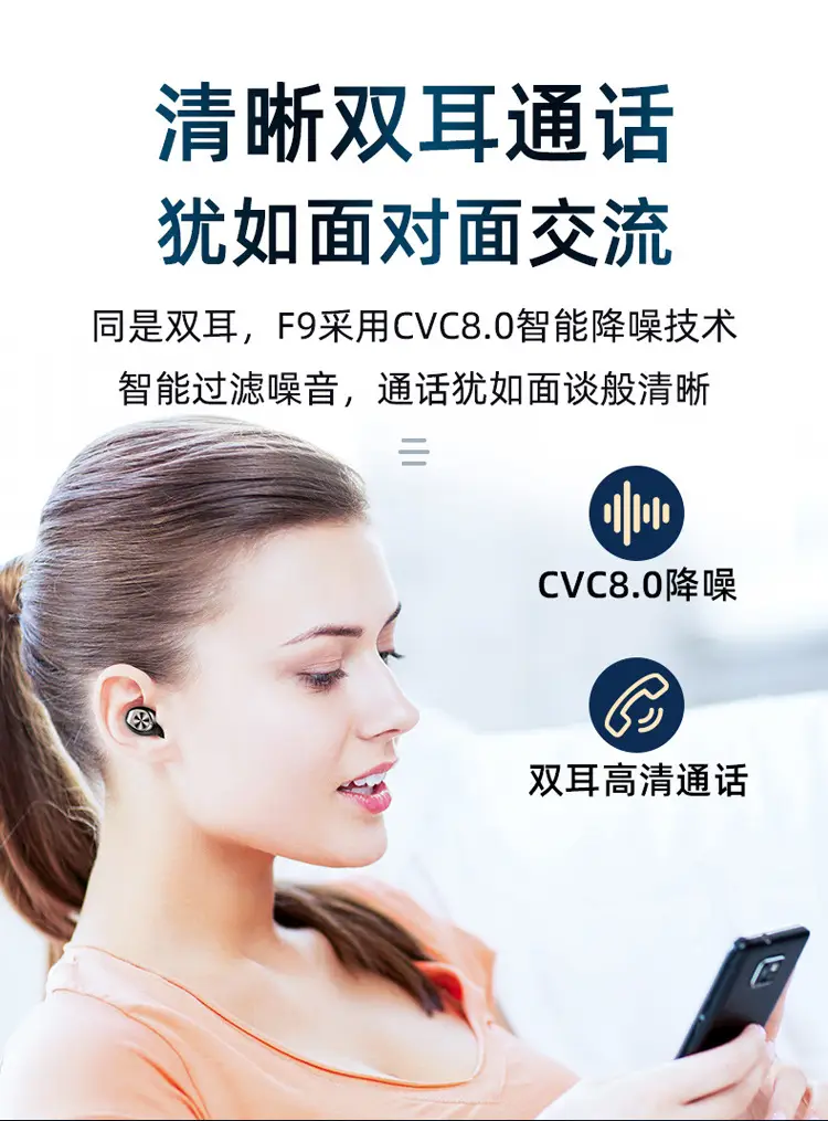 Bluetooth Headset with Mini Charger & Digital Display — feature 12