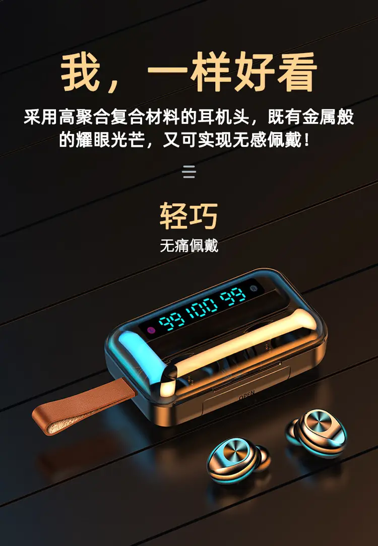 Bluetooth Headset with Mini Charger & Digital Display — feature 19